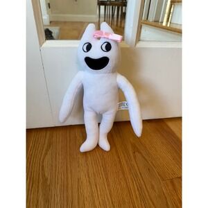 Banban Garten of Banban Banbaleena Plush Toy White Monster Pink Bow